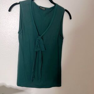 Massimo Duti Basic Top Greenish Blue